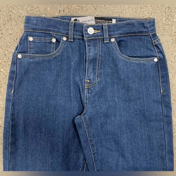 Girl's Mini Mom Silver Tab Levi's Jeans size 12 REG - Picture 3 of 11